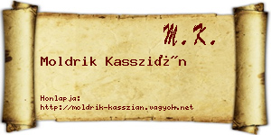 Moldrik Kasszián névjegykártya